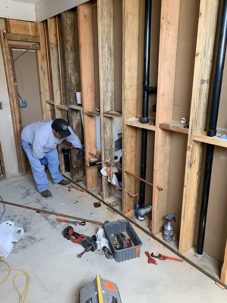 Commercial rough-in plumbing for Gas Line Repair in Stantonsburg